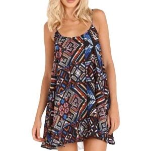 Show Me Your Mumu Bella Guatemala Trapeze Dress Geometric Mini